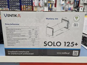 Rekuperace VENTIKA Solo+ 125mm
