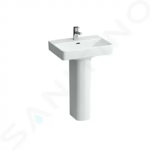 Laufen Pro S - Umývadlo Compact, 550 mm x 380 mm, 1 otvor na batériu, biela H8189580001041