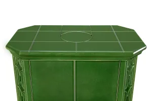 Romotop Gremio 4 - akumulačné krbové kachle - Keramika Romotop Chilli (76873) GRE 4