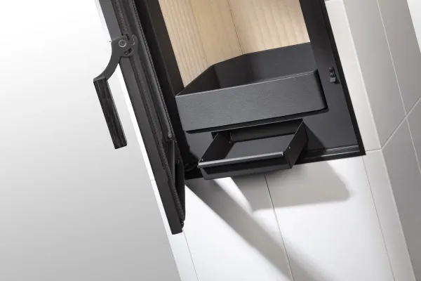 Romotop Gremio 5 - akumulačné krbové kachle - Keramika Romotop Silver (54505) GRE 5