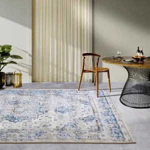 Villeroy & Boch - Hanse Home koberce Kusový koberec Villeroy & Boch 106064 Cream, Blue – na von aj na doma - 200x285 cm