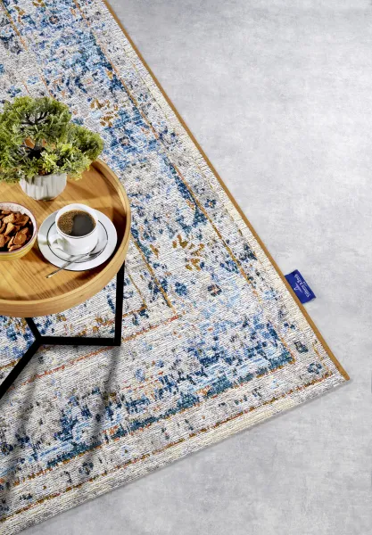 Villeroy & Boch - Hanse Home koberce Kusový koberec Villeroy & Boch 106064 Cream, Blue – na von aj na doma - 200x285 cm