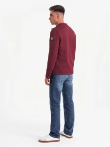 Trendy pánska bunda vínová