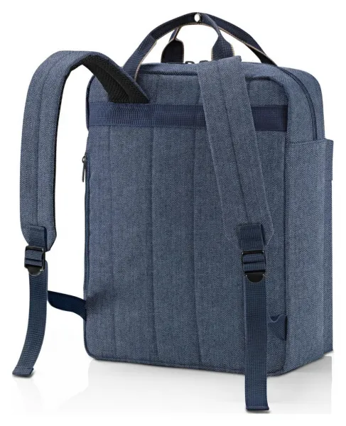 Reisenthel Allday Backpack M Herringbone Dark Blue