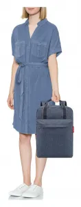 Reisenthel Allday Backpack M Herringbone Dark Blue