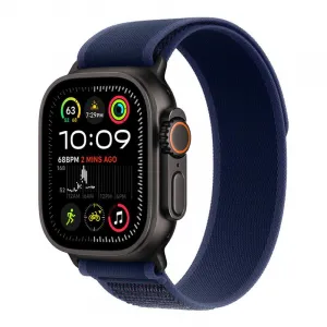 Apple Watch 49mm Blue Trail Loop - M/L - Black Titanium Finish MYQ83ZM/A