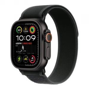 Apple Watch 49mm Black Trail Loop - S/M - Black Titanium Finish MYQ53ZM/A