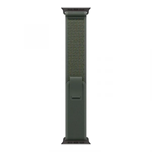 Apple Watch 49mm Green Trail Loop - M/L - Black Titanium Finish MYQ43ZM/A