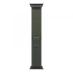 Apple Watch 49mm Green Trail Loop - M/L - Black Titanium Finish MYQ43ZM/A