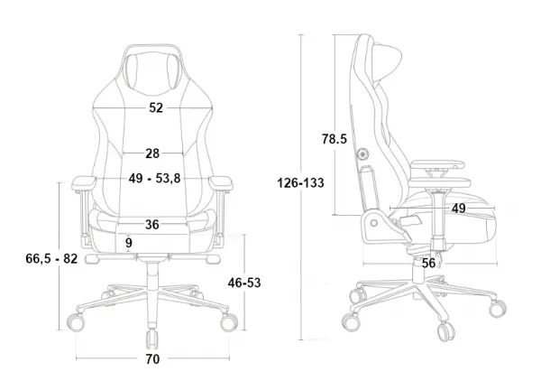 Herná stolička DXRacer CRAFT GUILD WARS 2