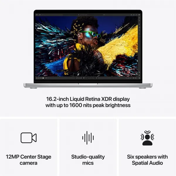 MacBook Pro 16" Apple M4 Max 14C CPU 32C GPU 36GB 1TB Strieborný SK MX2V3SL/A