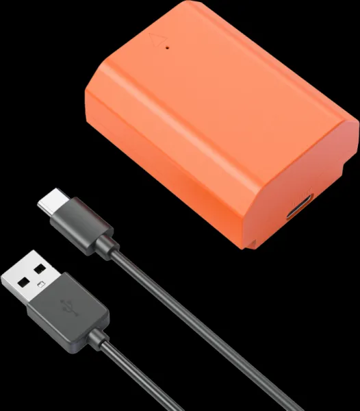 SmallRig 4969 NP-FZ100 USB-C nabíjateľná batéria fotoaparátu oranžová