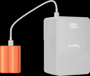 SmallRig 4970 NP-W235 USB-C nabíjateľná batéria fotoaparátu oranžová