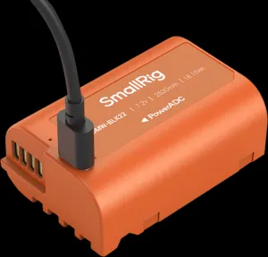 Batéria fotoaparátu SmallRig 4979 USB-C nabíjateľná DMW-BLK22 oranžová