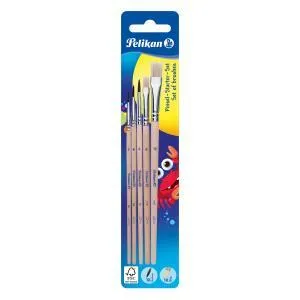 Sada štetcov Pelikan guľaté Starter-Set 5 ks blister
