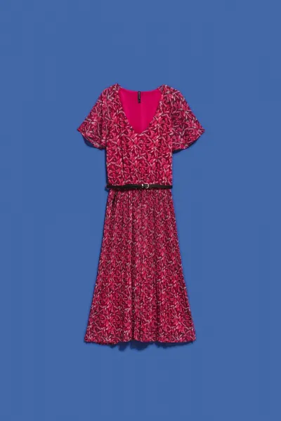 Marisse Women's Dress L-Su-4032 Strawberry