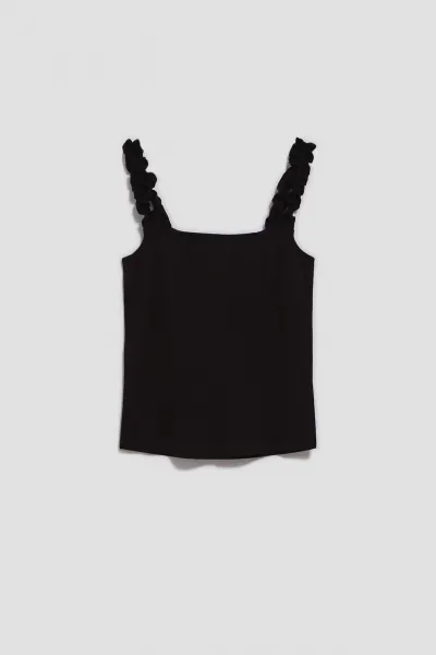 Marisse Women's T-Shirt L-Ts-4067 Black