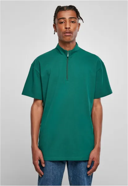 Zip Pique Tee green boxes