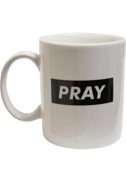 Pray the white cup