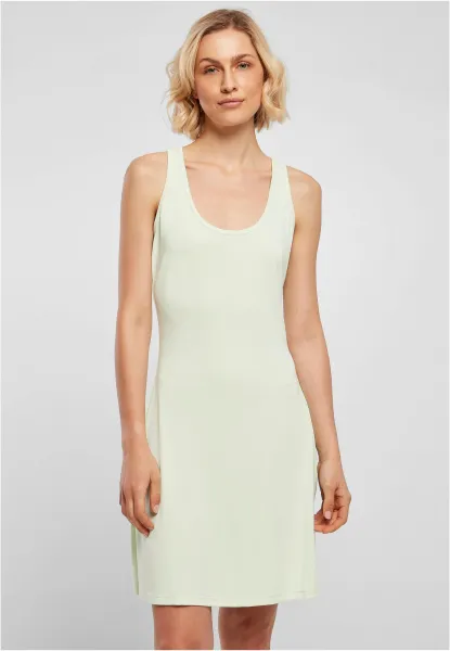 Women's Modal Short Dress with Back Shirts Light Mint