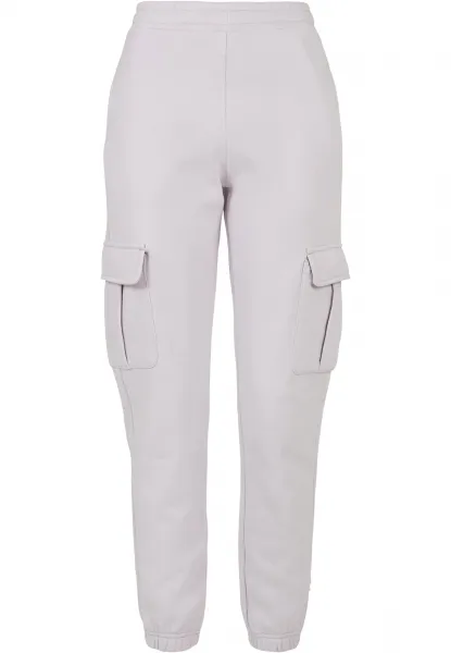 Women's Cargo Sweat High-Waisted Softlilac Pants