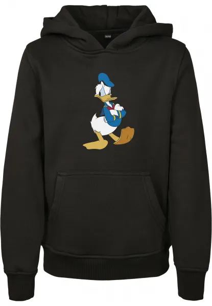 Children's Donald Pose Hoody Duck Black