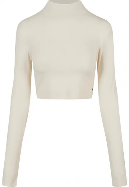 Women's Organic Long Sleeve Turtleneck - Cream
