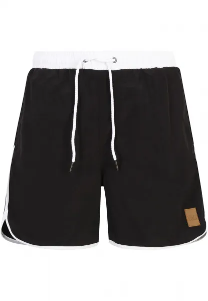 Retro swimsuit blk/wht