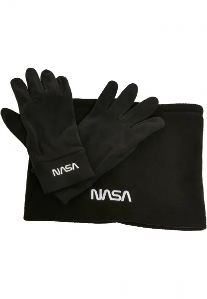 Unisex Set Gloves + Neck Gaiter Mister Tee NASA Fleece Set