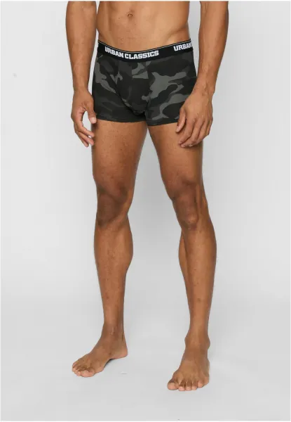2-Pack of Camo Boxer Shorts Woodcamo + Darkcamo