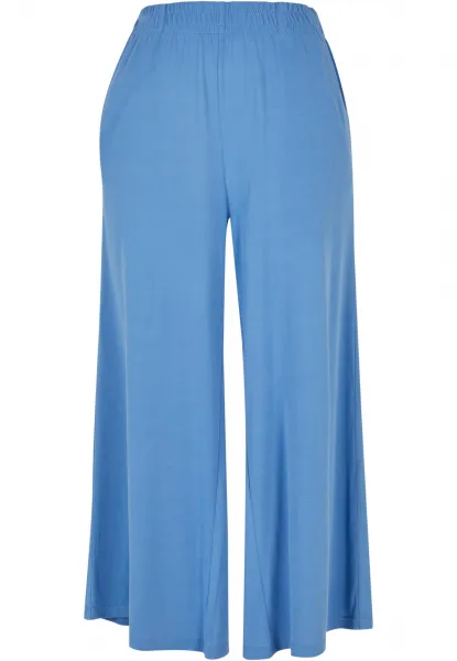 Dámske modálne culotte v horizontálnej modrej farbe