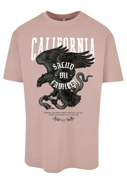 Navy blue T-shirt La Familia Heavy Oversize