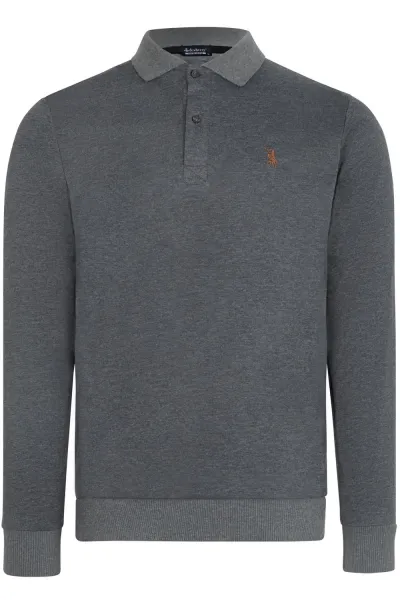 SET OF FOUR V4007 DEWBERRY MEN'S SWEATSHIRT-BLACK-NAVY-ANTHRACITE-BROWN