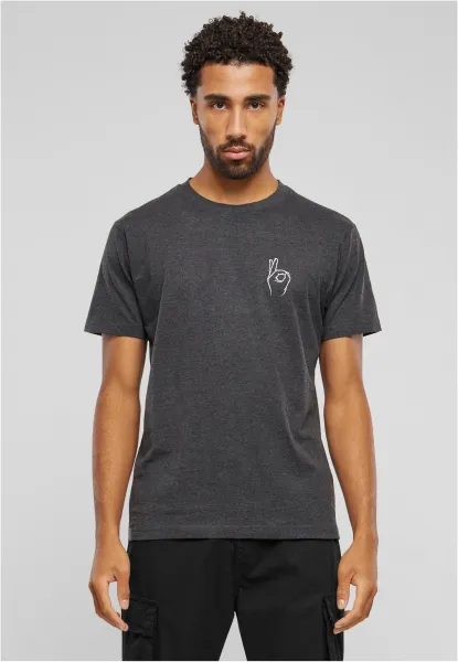 Easy Sign Tee Charcoal