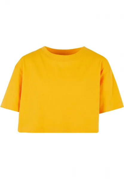 Girls' Short T-Shirt Kimono Tee - Yellow