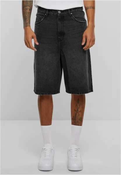Men's 90's Heavy Denim Shorts - Black