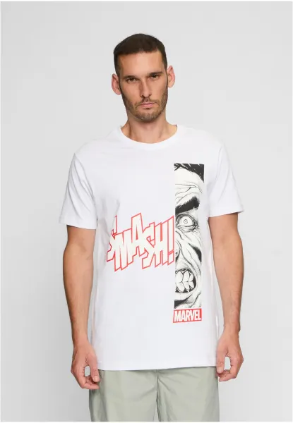 White T-shirt Angry Hulk