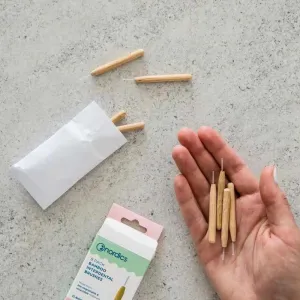 Nordics oral care Medzizubné bambusové  kefky 0,40 mm NORDICS 8 ks