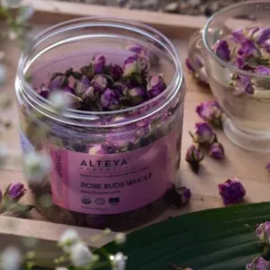 Prírodné vysušené ružové púčiky 80 g Alteya Organics