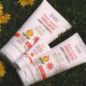 Opaľovacie telové mlieko Mango Baby & Family SPF50 Wooden Spoon 100ml