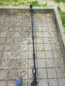 OneVan Teleskopická elektrická píla na drevo 6 palcov nastaviteľná s predĺžením dosahom do 4,20 metra Batéria: 2ks batéria