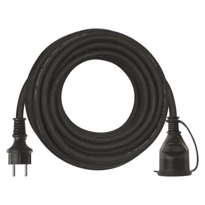 EMOS Venkovní prodlužovací kabel s 1 zásuvkou ZANE 10 m černý