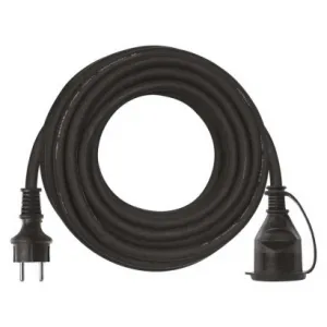 EMOS Venkovní prodlužovací kabel s 1 zásuvkou ZANE 10 m černý