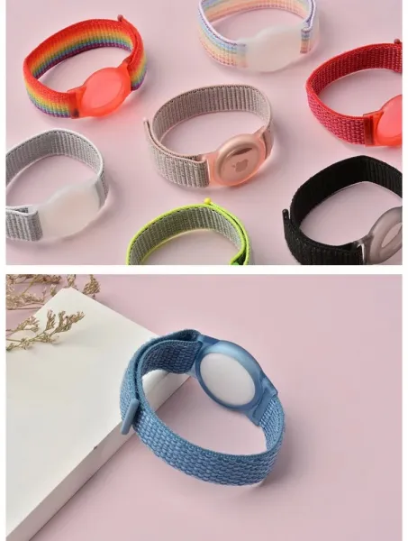 Innocent Airtag Fabric Loop Band - Pink Sand