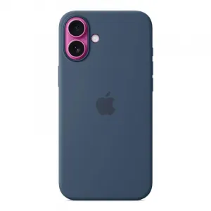 Apple iPhone 16 Plus Silicone Case with MagSafe - Denim MYYA3ZM/A