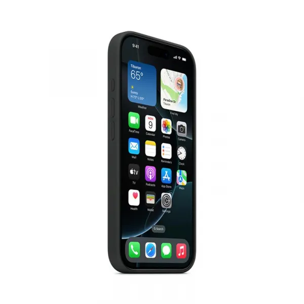 Apple iPhone 16 Pro Silicone Case with MagSafe - Black MYYJ3ZM/A