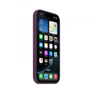 Apple iPhone 16 Pro Silicone Case with MagSafe - Plum MYYM3ZM/A
