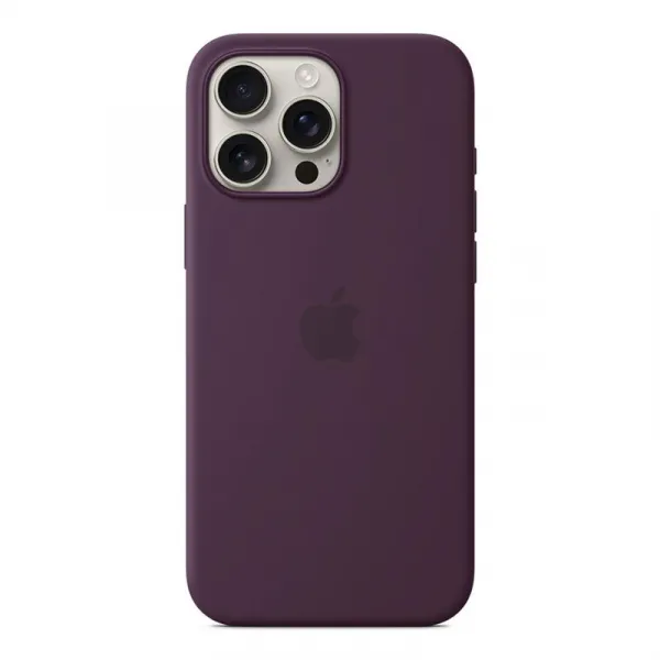Apple iPhone 16 Pro Max Silicone Case with MagSafe - Plum MYYW3ZM/A