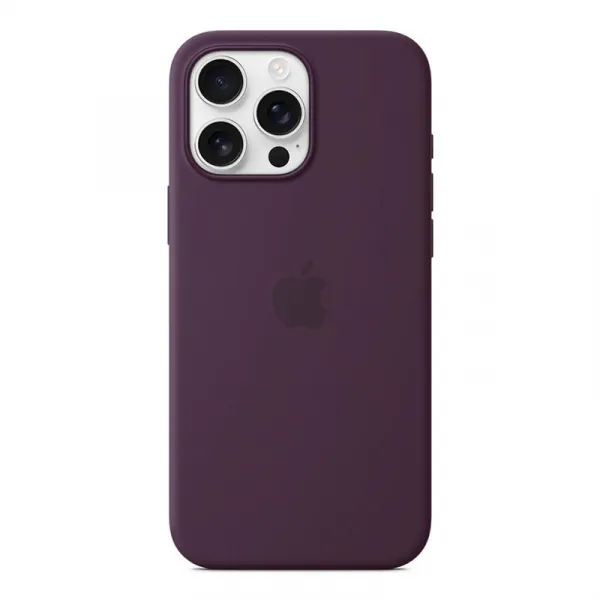 Apple iPhone 16 Pro Max Silicone Case with MagSafe - Plum MYYW3ZM/A
