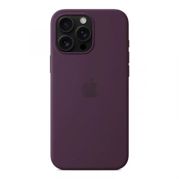 Apple iPhone 16 Pro Max Silicone Case with MagSafe - Plum MYYW3ZM/A